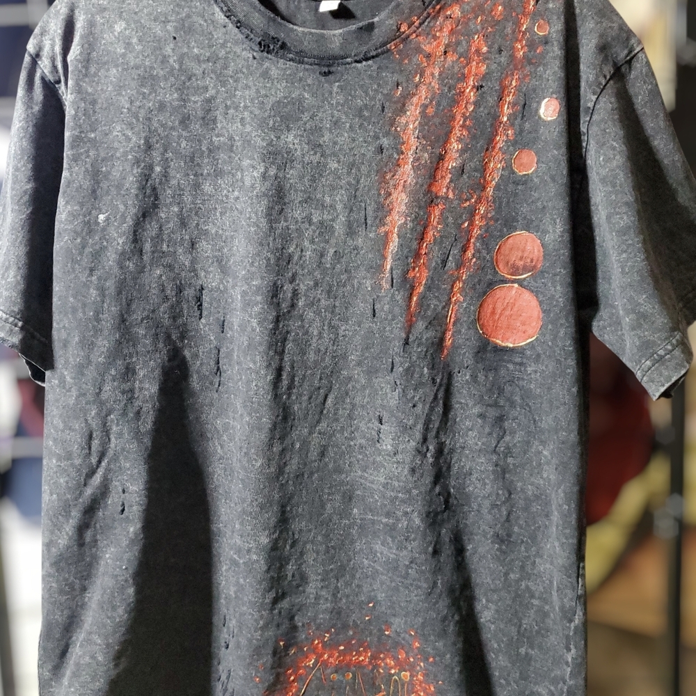 Men's Black Graphic T-Shirt